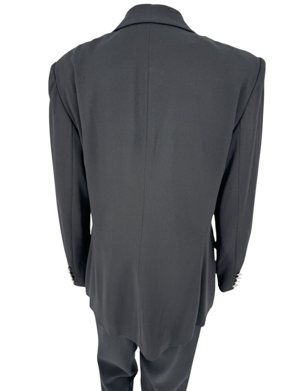 Ralph Lauren Purple Label Black Wool Pant Suit – Size 12