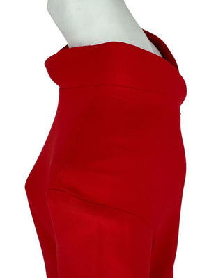 Brandon Maxwell Red Shift Dress – Size 10