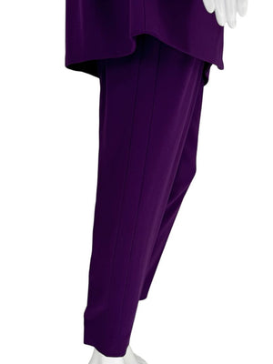 Pamella Roland Diamond Double Button Pant Suit - Large