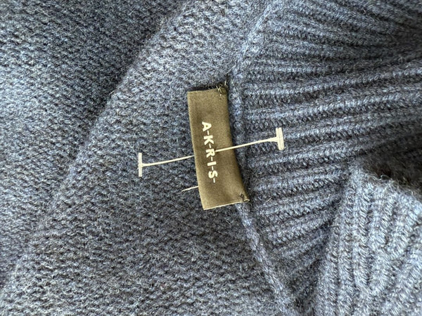 Akris Indigo Cashmere Twinset – Size 8