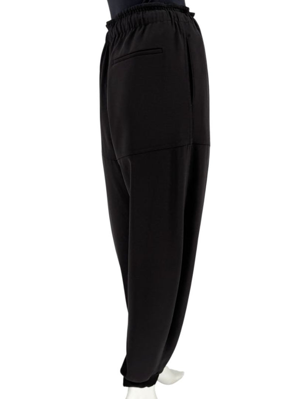 Chloé Black Relaxed Jogger Pants with Drawstring Waist - Size IT 42 / US 6
