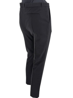 The Row Black Cotton-Blend Slim Trousers – Size US 10
