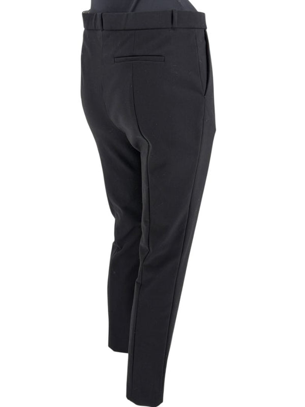 The Row Black Cotton-Blend Slim Trousers – Size US 10