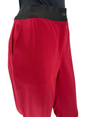 Akris Red Viscose Blend Pants – Size 10
