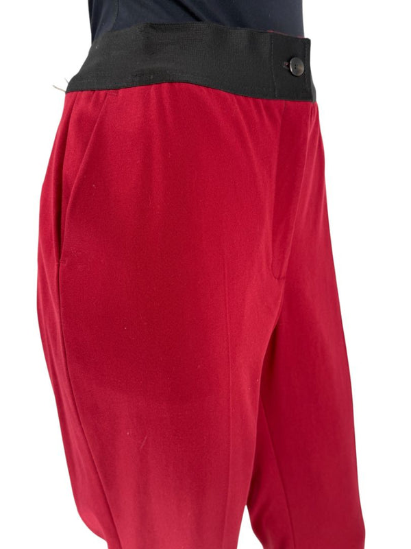 Akris Red Viscose Blend Pants – Size 10