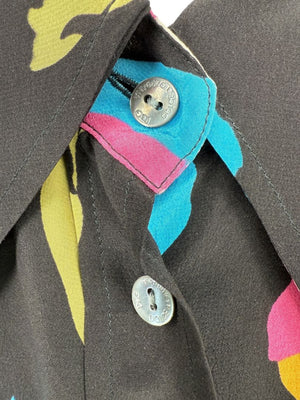 Dolce & Gabbana D&G Floral Silk Blouse – Size IT 48 / FR 44 / US 12