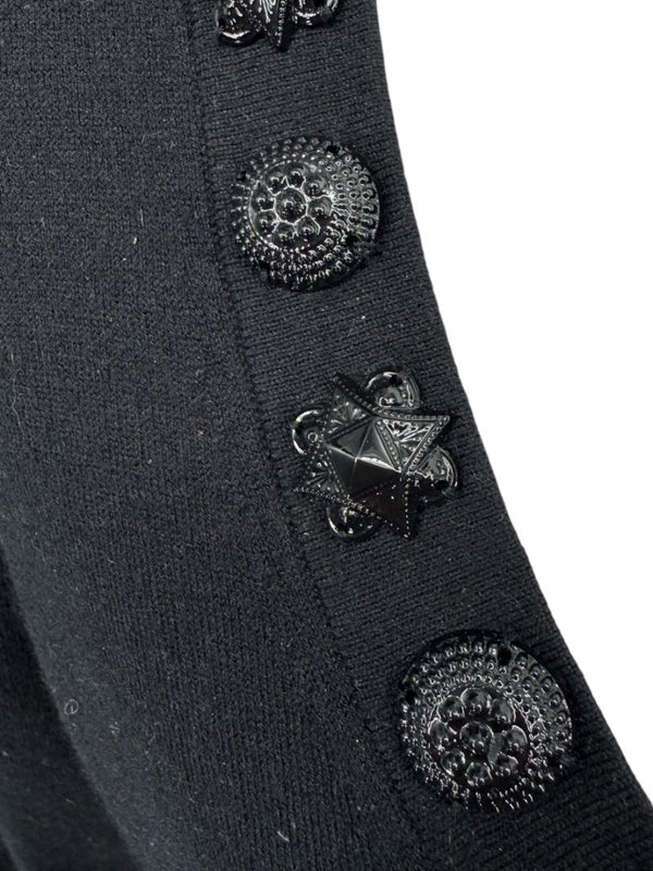 Burberry London Black Embellished Silk-Blend Sweater – Size L