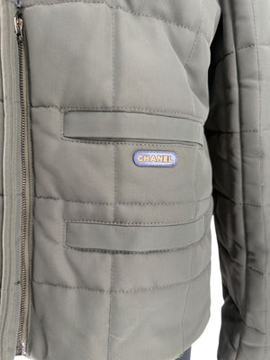 Chanel Quilted Down Jacket - Size 42