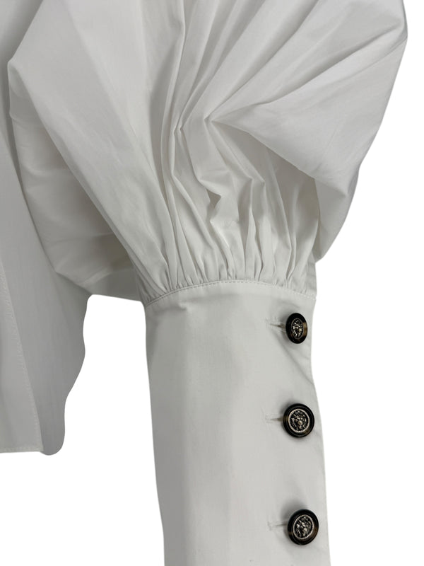 Chanel Pre Fall 2013 "Edinburgh Collection" Bow Poplin Shirt