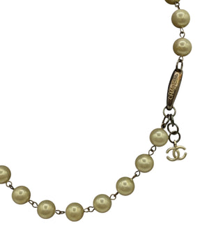 Chanel Mother of Pearl Camellia Necklace