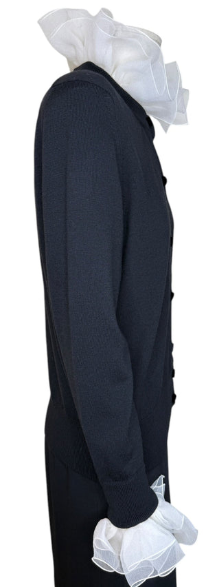 Marc Jacobs Ruffle Cardigan - Size L- NWT