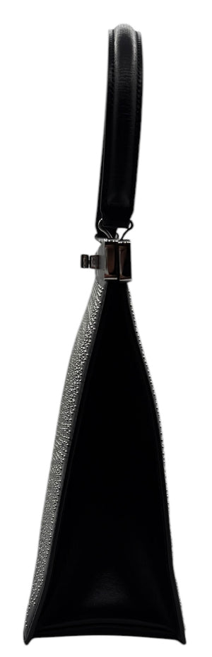 Alaia Large Cecile Studded Calf Leather Bag