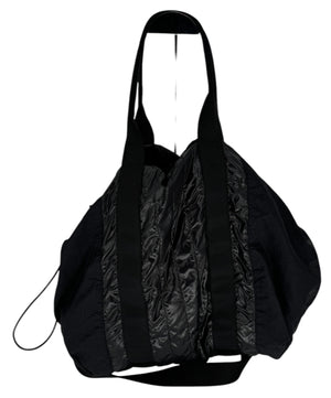 Chanel Black Slouchy Nylon Tote bag with Chain *Brand New*