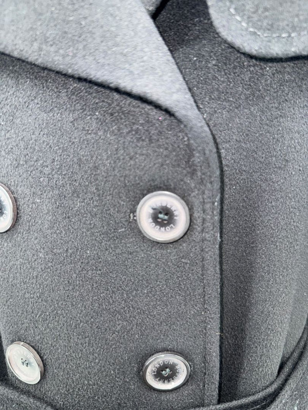 Burberry London Wool & Cashmere Trench Coat – Made in Italy, Size US 14