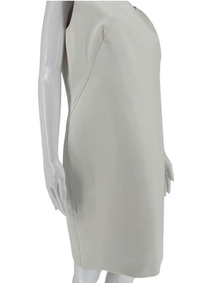 Akris Ivory Sleeveless Shift Dress - US 10