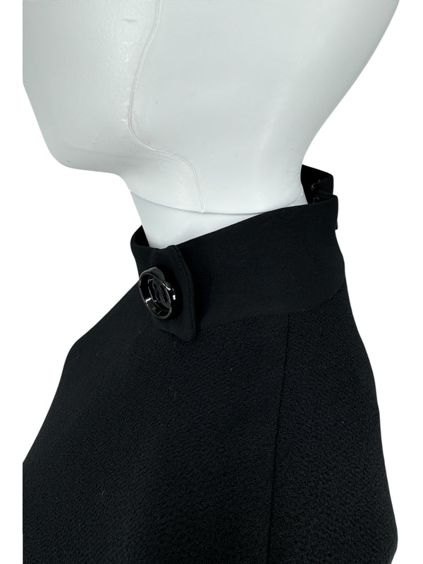 Victoria Victoria Beckham Wool Shift Dress with Contrast Cuffs - Size 8