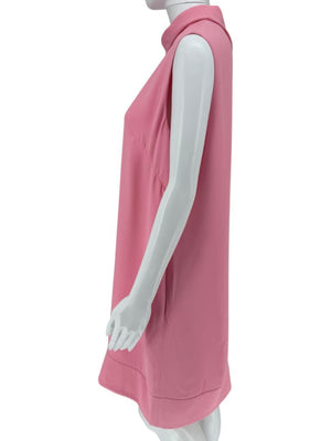 Valentino Ruffle Side Sleeveless Mini with laying collar and side button - Size 12