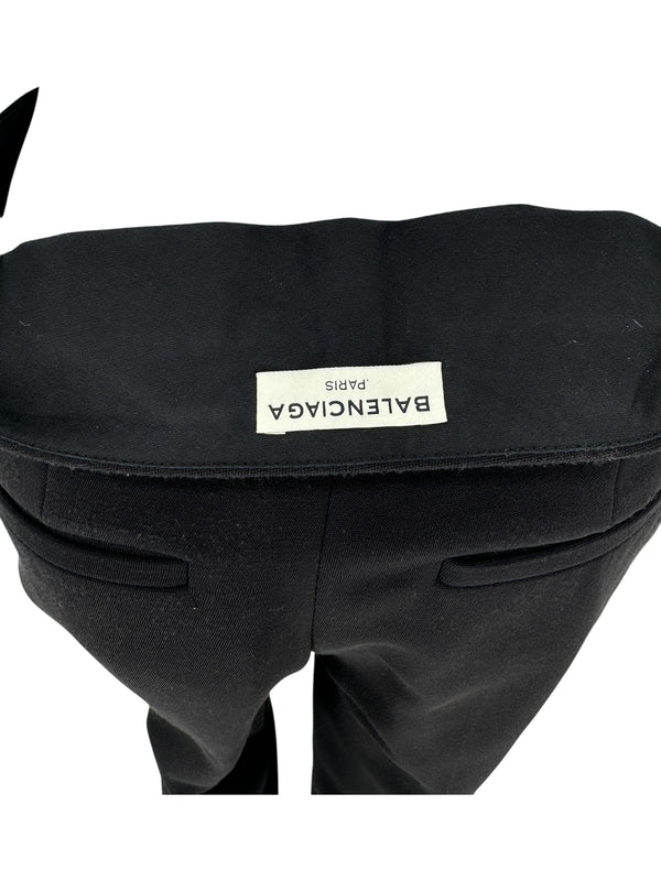 Balenciaga Sculptural Tapered Wool-Blend Pants - Size 42