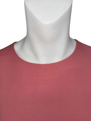 Valentino Rose Pink Crepe Ruffle Sleeve Shift Dress – Size 10