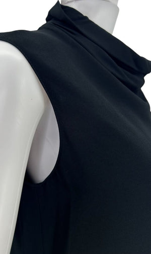 The Row Black Sleeveless Cowl Neck Dress – Size S