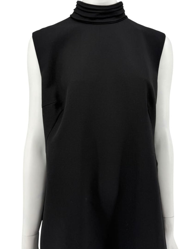 Loro Piana Black Virgin Wool Sleeveless Mini Dress – Size IT 46