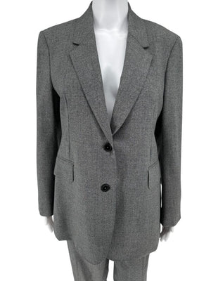Gabriela Hearst Charcoal 100% Wool Pantsuit – Size 44