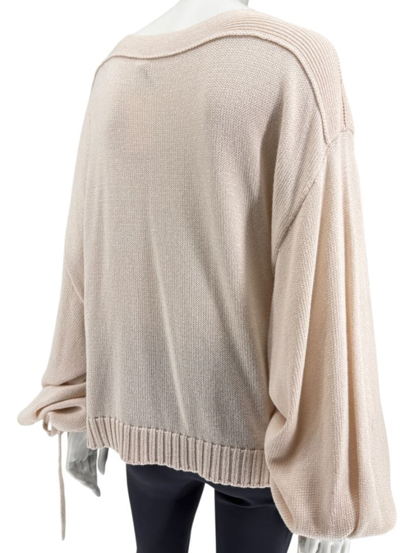 Jil Sander Blush Knit Pullover Sweater – Size S