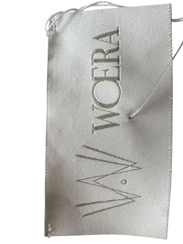 WOERA White Linen Button-Up Shirt – Size M