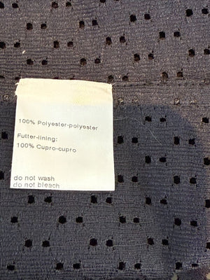 Akris Punto Navy Laser-Cut Jacket – Size US 6