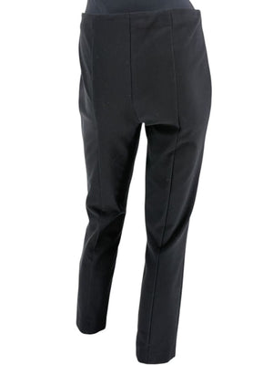 The Row Black Slim Ankle Pants with Side Zip – Size 10