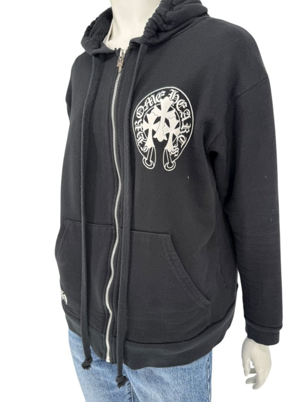 Chrome Hearts Black Zip Hoodie – Size M (Men's)