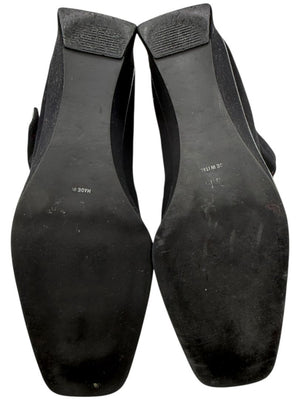 Donald J Pliner Black Stretch Fabric Mary Jane Wedge Shoes – Size 9.5