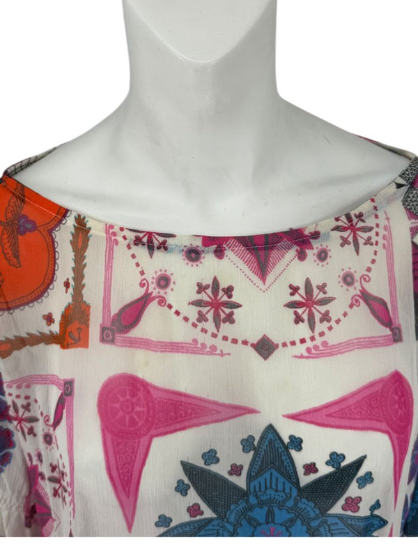 Christian Lacroix Jeans Multicolor Print Blouse – Size IT 44