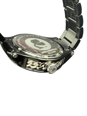 Karl Lagerfeld Black Ceramic-Style Watch with Bracelet w/ Box/Case