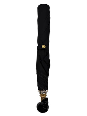 Alexander McQueen Black Skull Handle Umbrella – Brand New in Box