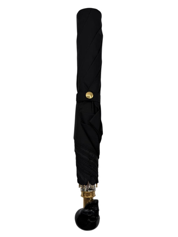 Alexander McQueen Black Skull Handle Umbrella – Brand New in Box