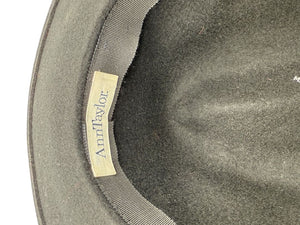 Ann Taylor Black Wool Fedora Hat
