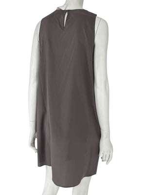 Pamella Roland Charcoal Gray Silk Slip - XL