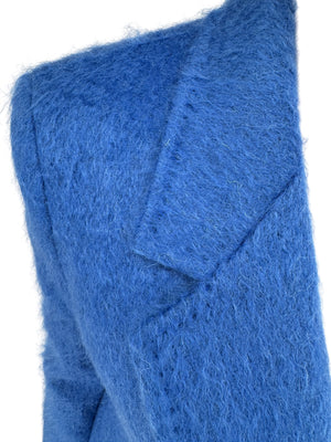 Max Mara Mohair Cobalt Blue Blazer New w/ Tags - Size 6