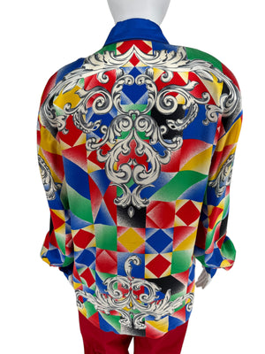 Escada By Margaretha Ley Silk Blouse - Size 38