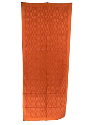 Hermes Façonnée Grand H Jacquard Scarf - Orange