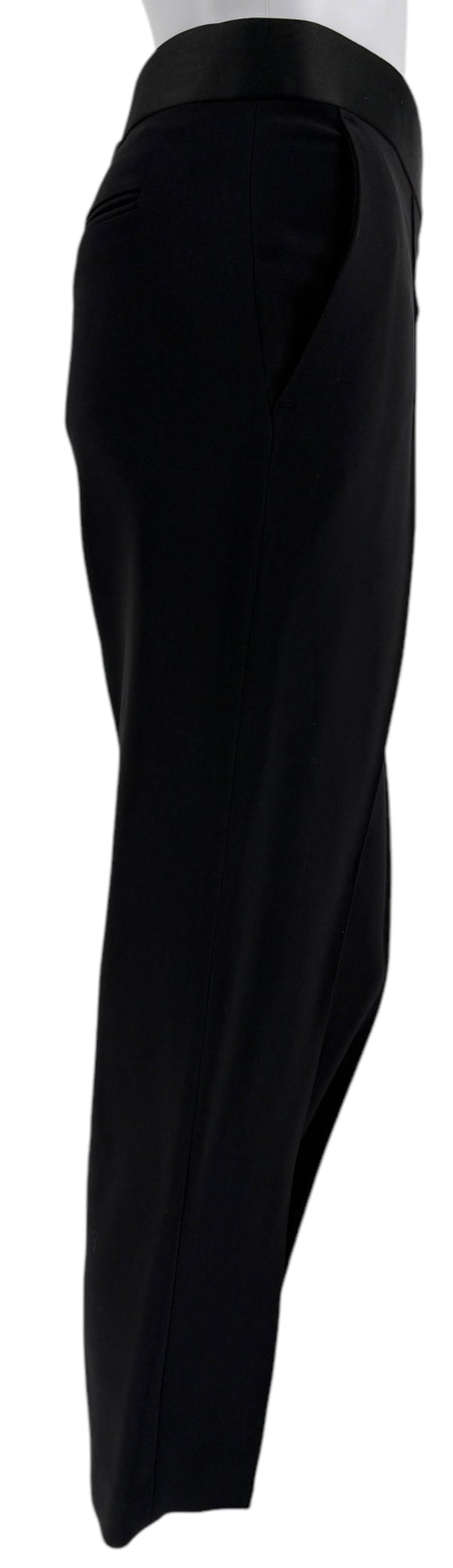 Céline Black Satin Trim Trousers - NWT - Size 42