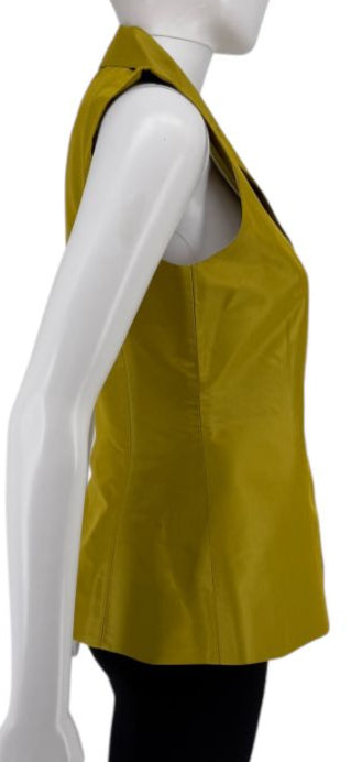 Pauw Amsterdam 2-Piece Silk Peplum Vest & Convertible Wrap – Size 36