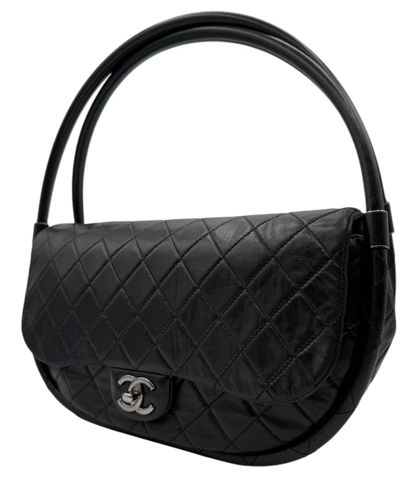 Chanel 2013 Black Hula Hoop Bag - Medium