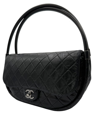 Chanel 2013 Black Hula Hoop Bag - Medium