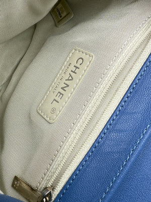 Chanel Cruise 2012 Chain Around Small Crossbody Bag - Blue