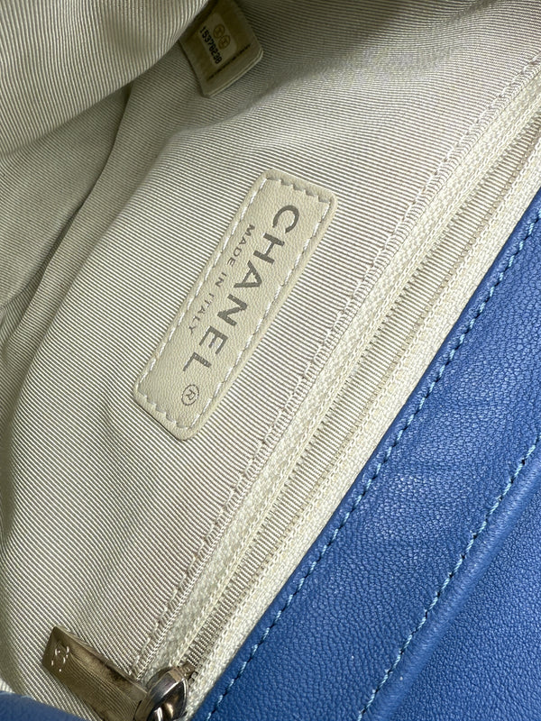 Chanel Cruise 2012 Chain Around Small Crossbody Bag - Blue