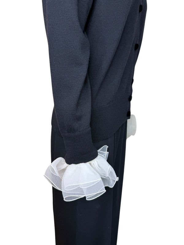 Marc Jacobs Ruffle Cardigan - Size L- NWT