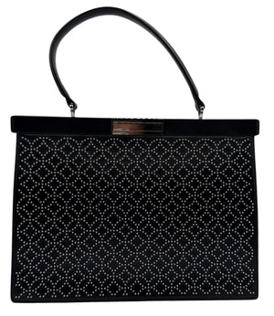 Alaia Large Cecile Studded Calf Leather Bag