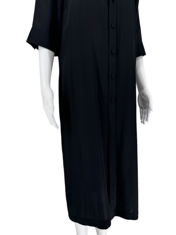 Jil Sander - Shirt Dress in Black NWT - Size 42